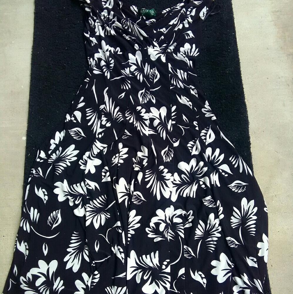 Black and white dress